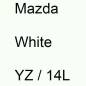 Preview: Mazda, White, YZ / 14L.